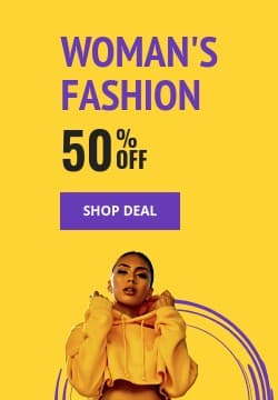 Yellow Purple Woman's Fashion Deal Triple Widescreen
