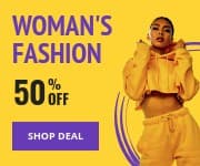 Yellow Purple Woman's Fashion Deal Small Rectangle