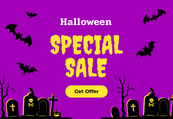 Purple Yellow Halloween Special Sale Netboard