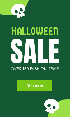 Fashion Items Halloween Sale Vertical Rectangle