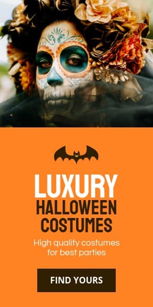 Luxury Quality Halloween Costumes Half Page