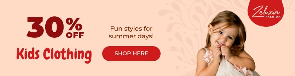 Kids Clothing Summer Days Billboard