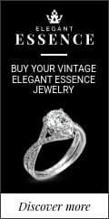 Vintage Diamond Ring Jewelry Vertical Banner