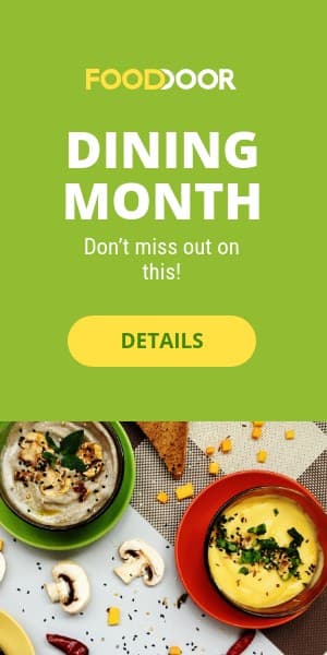 FoodDoor Dining Month Offer Half Page