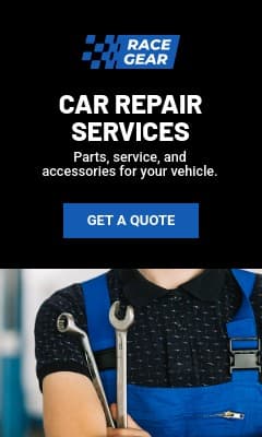 Car Repair Service Race Gear Vertical Rectangle