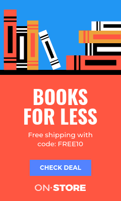 Books for Less and Free Shipping Vertical Rectangle