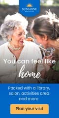Senior Living that Feels Like Home Vertical Banner