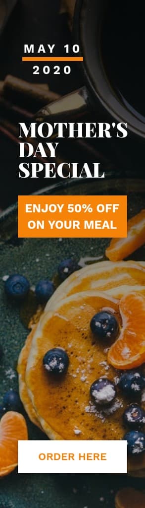 Mother's Day Special Meal Promo Portrait