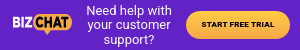 BizChat Need Customer Support Mobile Banner