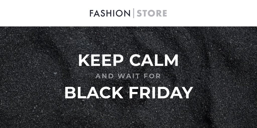 Keep Calm Black Friday Fashion X Image Post