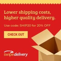 Shipping and Delivery Service Small Square