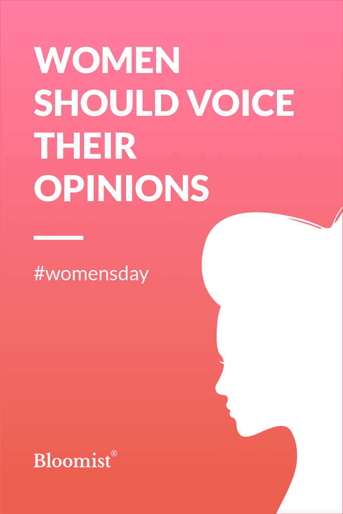 Women's Day Modern Voice Pinterest Pin Tall