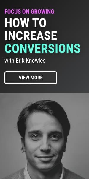 Increase Conversion in Business Half Page