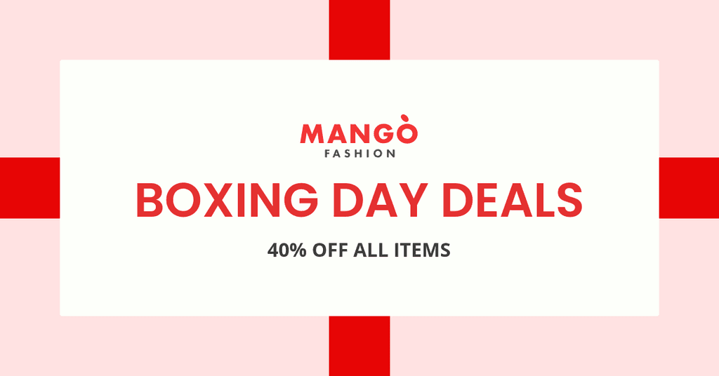 Boxing Day Fashion Deals Facebook Sponsored Message