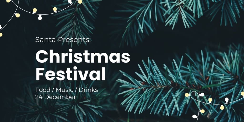Santa Presents Christmas Festival X Image Post
