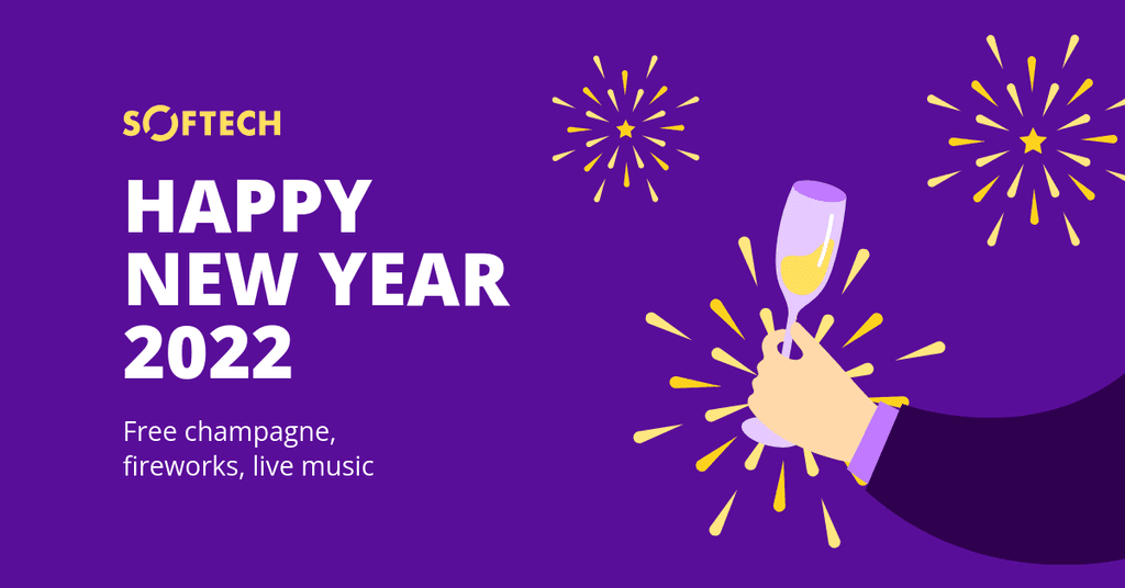 New Year 2022 Party Invitation Facebook Sponsored Message