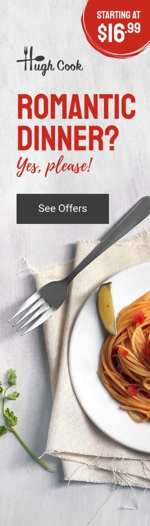 Valentine's Day Romantic Dinner Please Portrait