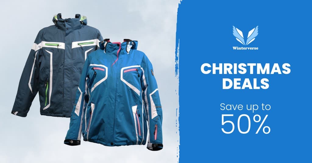 Blue Winterverse Christmas Deals Facebook Sponsored Message