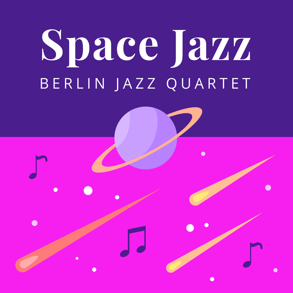Space Jazz Album Cover Spotify Playlist Cover