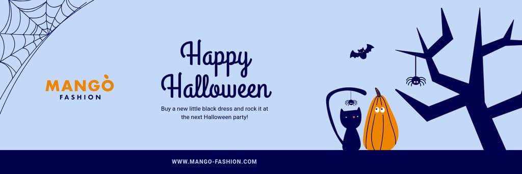 Mango Fashion Blue Halloween