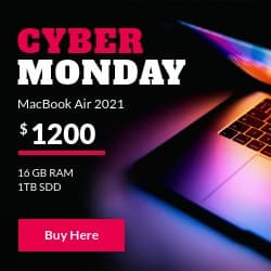 Cyber Monday Colorful MacBook Air 
