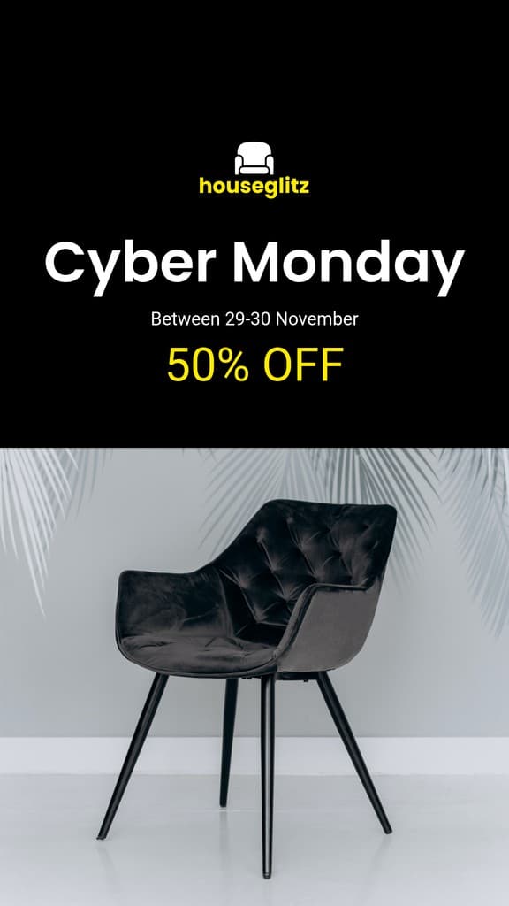 Cyber Monday Black Chair Discounts Story