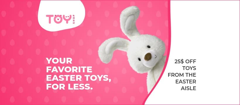 Favorite Bunny Easter Toys Facebook Cover