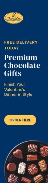 Premium Chocolate Valentine's Day Gifts Wide Skyscraper