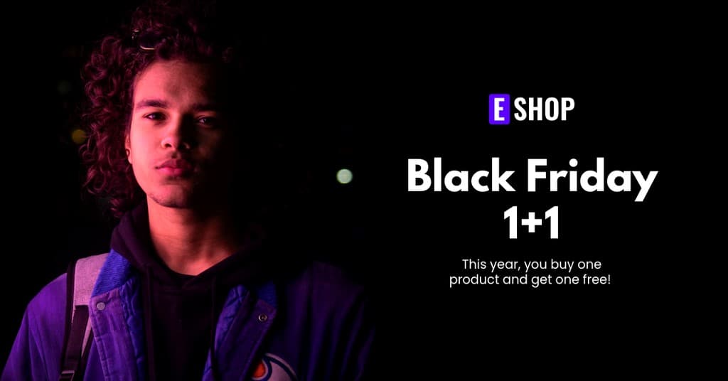 One Plus One Black Friday Facebook Sponsored Message