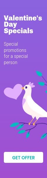 Valentine's Day Dove Specials Wide Skyscraper