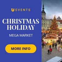 Christmas Holiday Mega Market Small Square