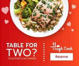 Table For Two on Valentine's Day Inline Rectangle