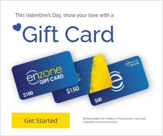 Show Your Love Valentine's Day Gift Card Large Rectangle