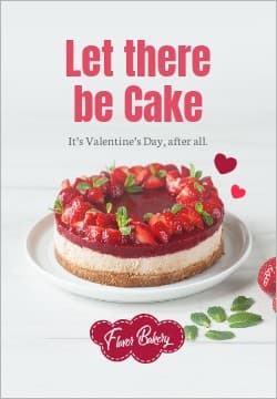 Let There Be Cake on Valentine's Day Triple Widescreen