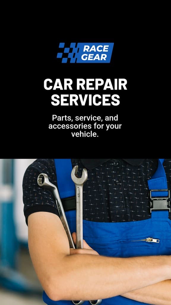Car Repair Service Race Gear Story