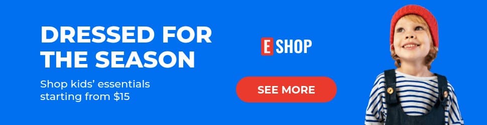 Dress Kids For The Season Billboard