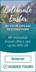 Celebrate Easter Dream Destination Vertical Banner