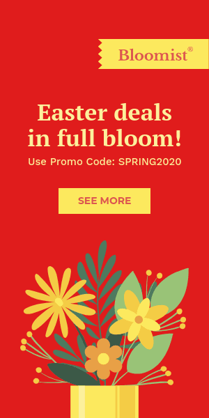 Easter Deals in Full Bloom Half Page