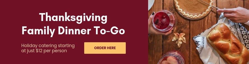 Thanksgiving Family Dinner To Go Billboard