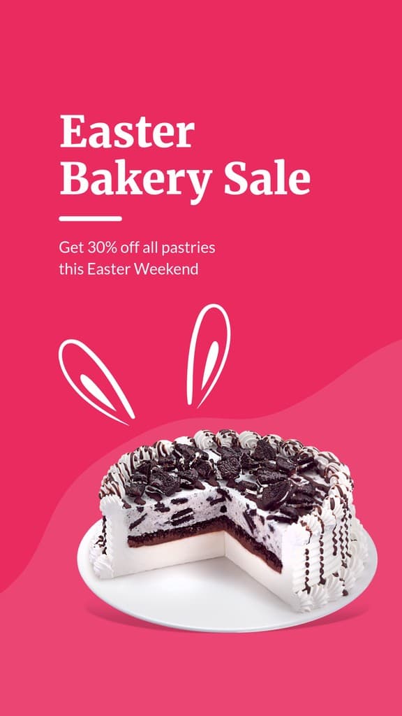 Easter Bunny Bakery Sale Story