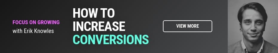 Increase Conversion in Business Top Banner