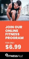 Join Our Online Fitness Program Vertical Banner