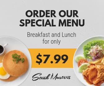 Special Menu Breakfast and Lunch Large Rectangle