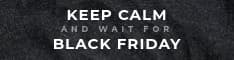 Keep Calm Black Friday Fashion Half Banner