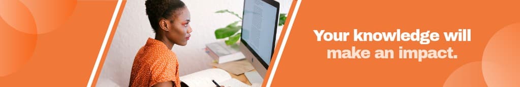 Your Knowledge will Make an Impact Linkedin Page Cover Linkedin Page Cover