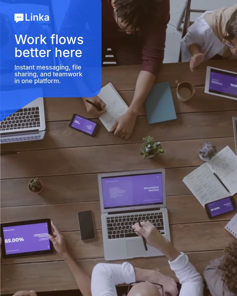 Work Flows Better Linka Software Video Video in-feed Ad