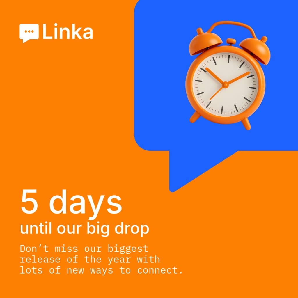 Days until Our Big Drop Linka Animated Instagram Post