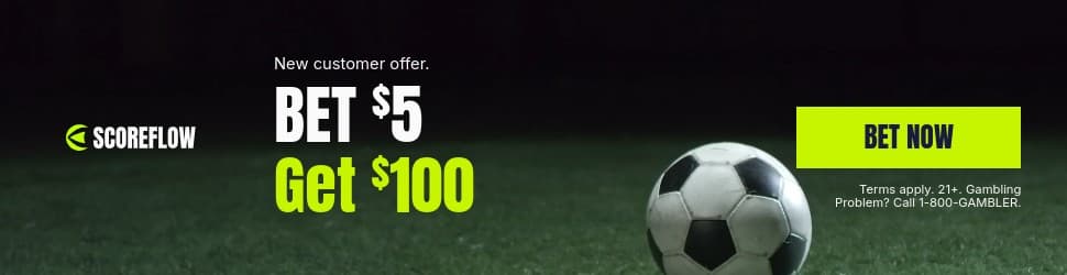 Bet Five Get Hundred Soccer Scoreflow Betting Video Billboard