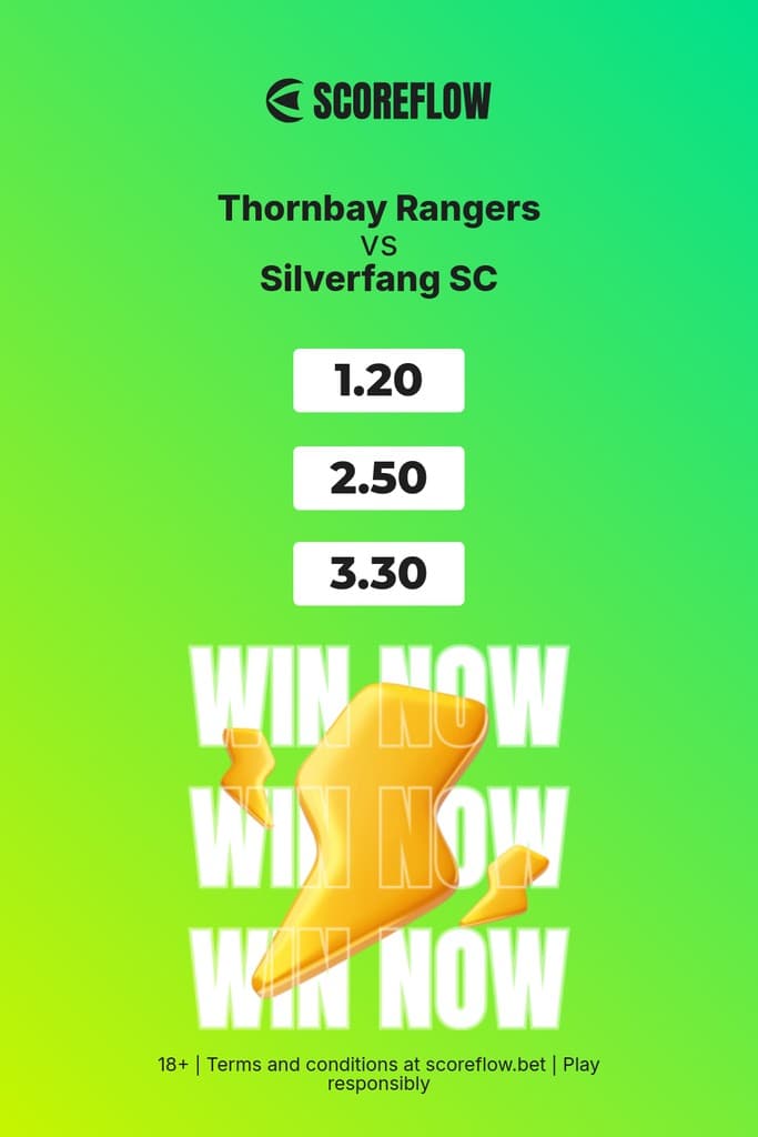 Silverfang vs Thornbay Scoreflow Betting Animated Pinterest Pin Tall