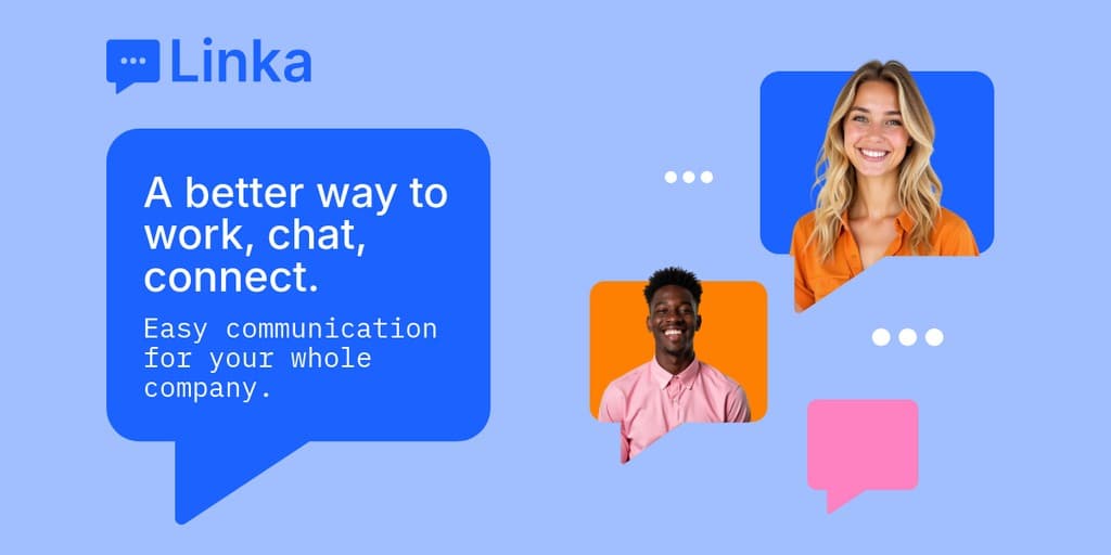 Team Chat Connect Linka Software Animated X Image Post